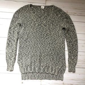 Long knit sweater